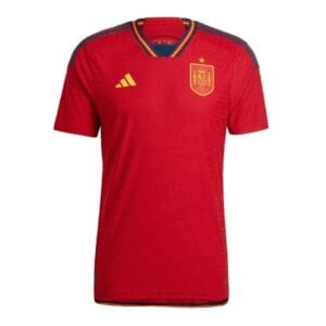 adidas Spain Men's Home Authentic Jersey World Cup 2022