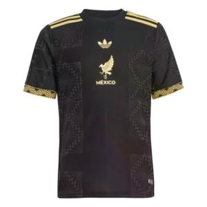 adidas Mexico Gold Youth Soccer Jersey 25