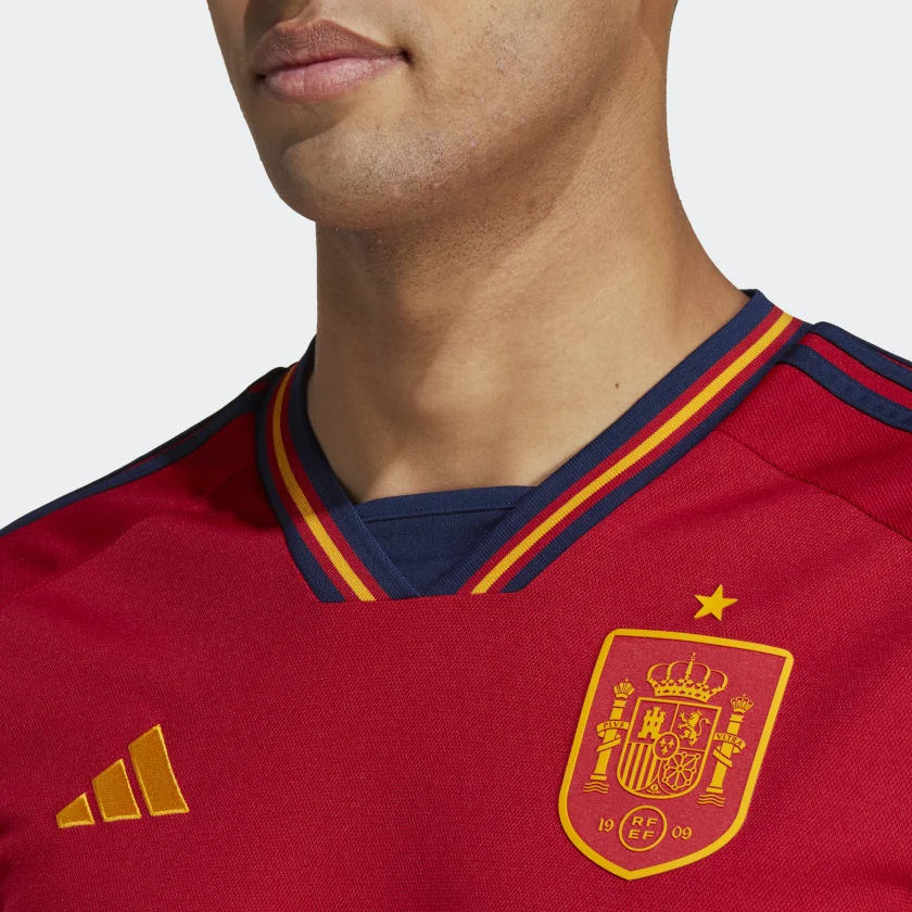 adidas Spain Men's Stadium Home Jersey World Cup 2022 - Image 3