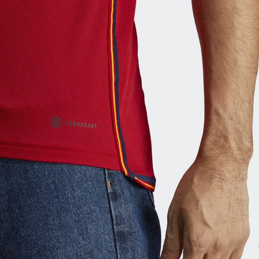adidas Spain Men's Stadium Home Jersey World Cup 2022 - Image 5