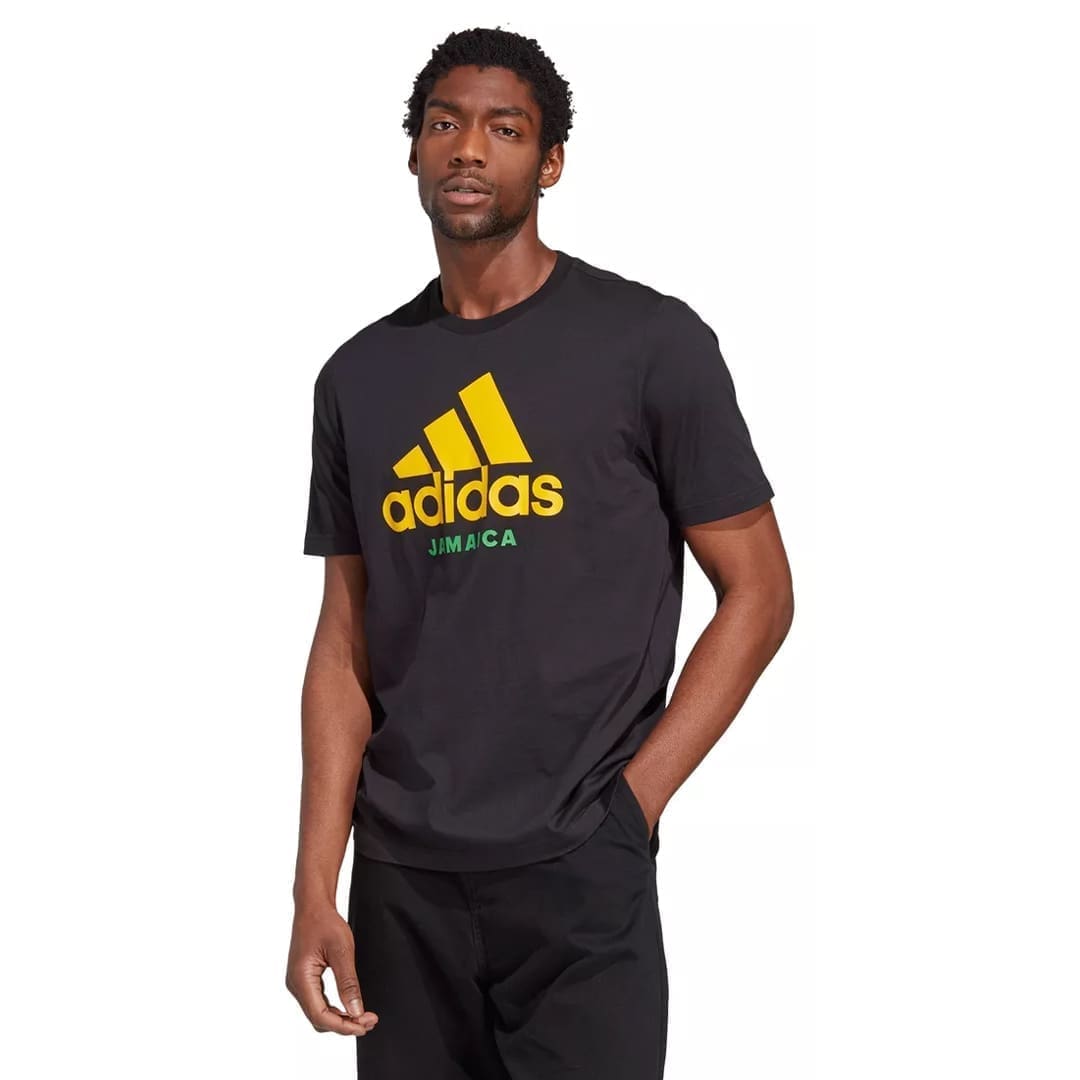Adidas Jamaica Mens DNA T-Shirt - Image 3