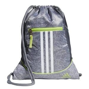 adidas Alliance II Sackpack Jersey (Grey/Pulse Lime-Green/White)