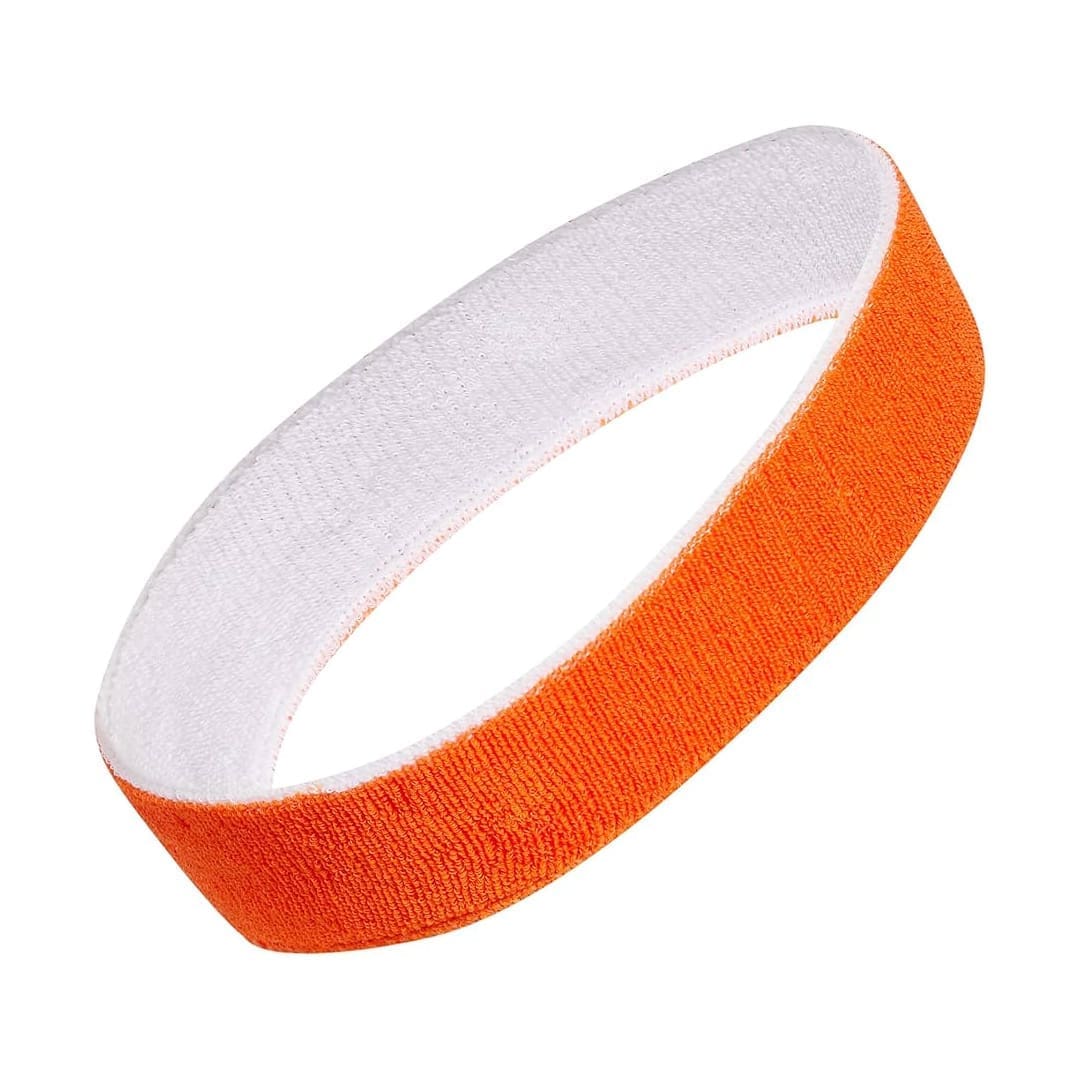 adidas Interval Reversible Headband 2.0 (Orange/White) - Image 2