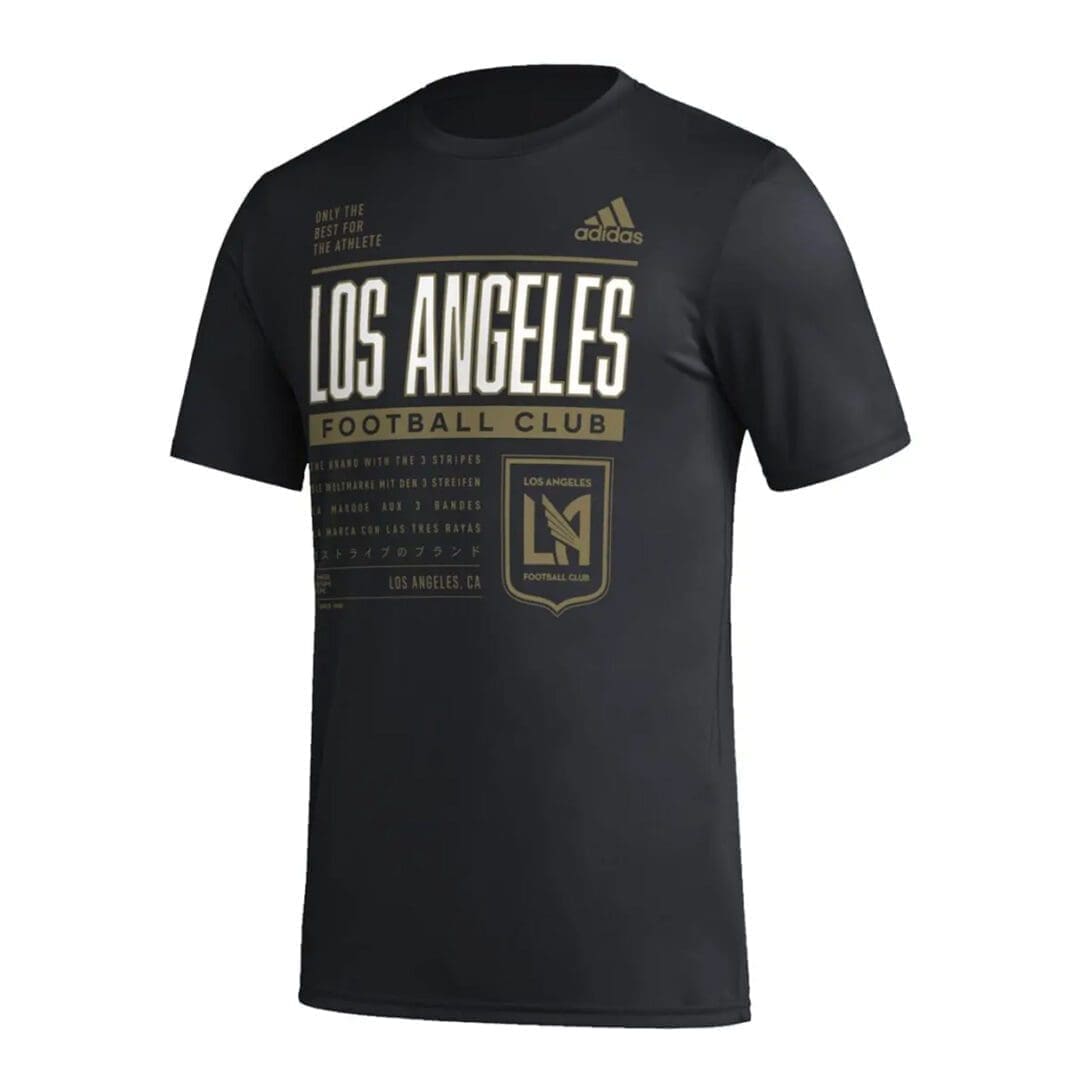 adidas LAFC Pregame T-Shirt (Black)