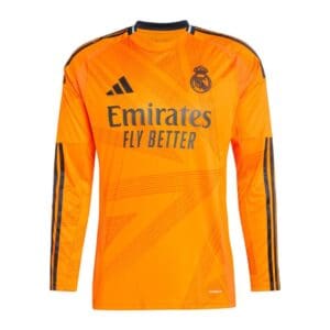 adidas Real Madrid Men's Long Sleeve Stadium Away Jersey 2024/25