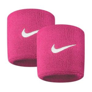 Nike Swoosh Wristbands - vivid pink /white
