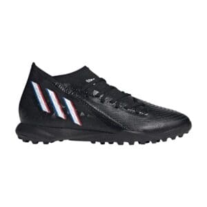 adidas Predator Edge.3 Turf Shoes (Black/Vivid Red)
