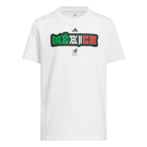 adidas World Cup Mexico Youth Home Graphic Tee 26 - White