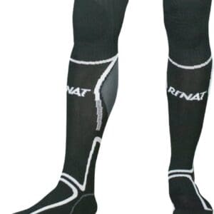 Rinat Classic Soccer Over the Knee Goalkeeper Socks (Black)