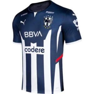 Puma Monterrey Men's Home Jersey 21/22 - White/Navy Blue