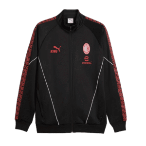 Puma Mens AC Milan King Anthem Jacket, Color Black/for All Time Red
