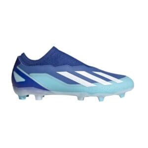 adidas X CrazyFast .3 Laceless Firm Ground Cleats Shoes (Blue)