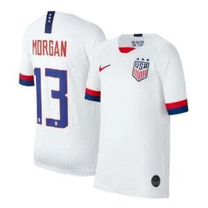 NIKE USA Youth Home Morgan #13 Jersey (Women's World Cup 2019)