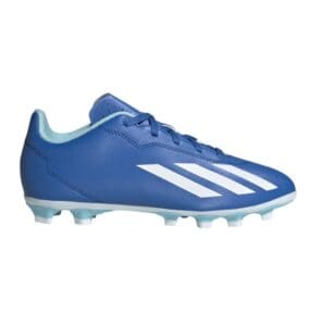 adidas X Crazylight.4 Youth Firm Ground Shoes (Bright Royal / White)