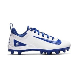 Nike Alpha Huarache 7 LAX Youth Firm Ground Shoes (White / Blue)