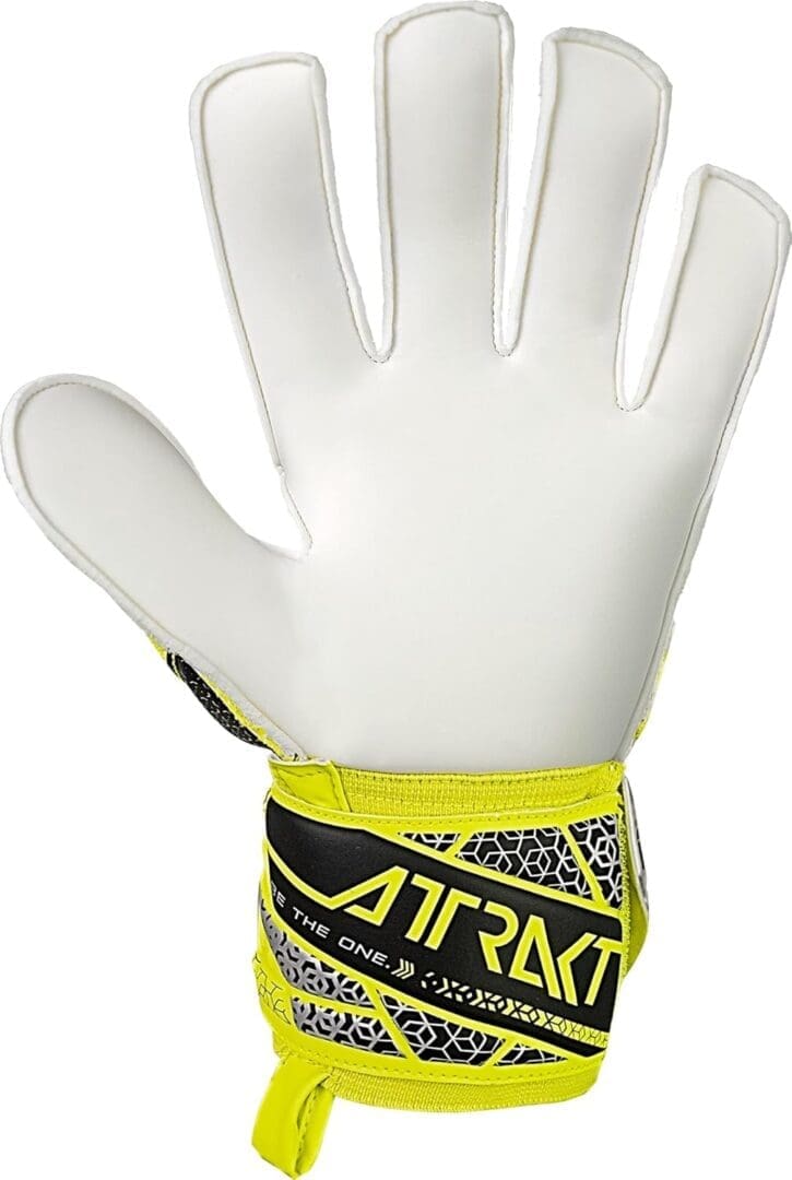 Reusch Attrakt Solid Finger Support Soccer Goalkeeper Gloves - Image 2
