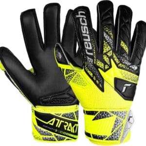 Reusch Attract Infinity Finger Support Junior Soccer Goalkeeper Gloves