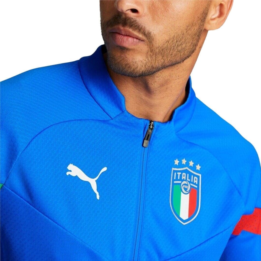 Puma Italy Figc Player Training 1/4 Zip Top World Cup 2022 - Image 3