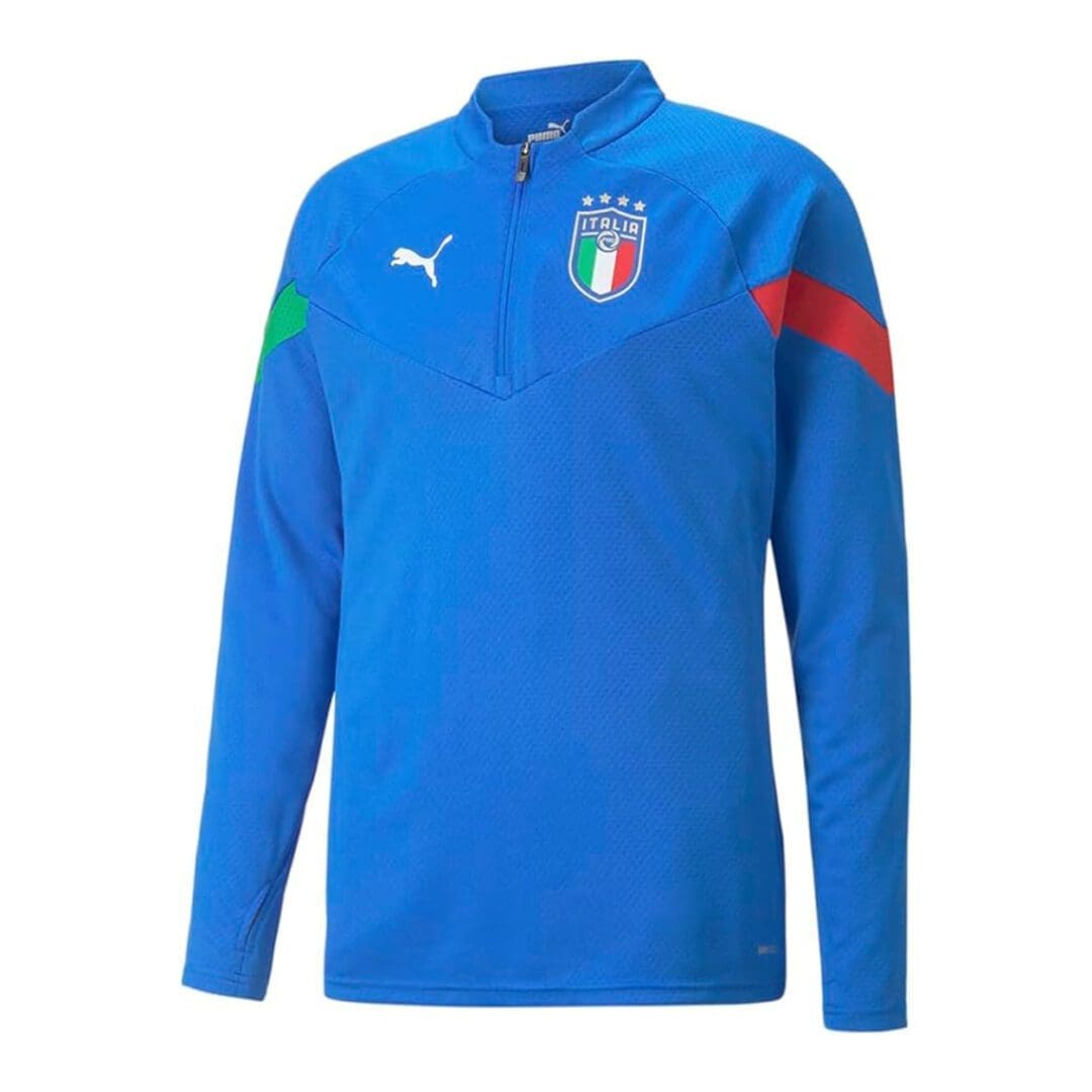 Puma Italy Figc Player Training 1/4 Zip Top World Cup 2022