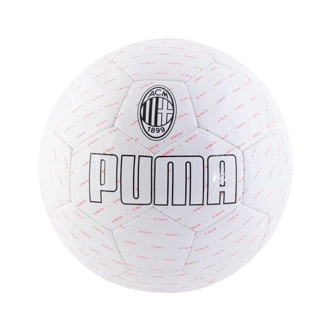 Puma ACM Legacy Soccer Ball- SIZE 5 - WHITE-RED BLAST