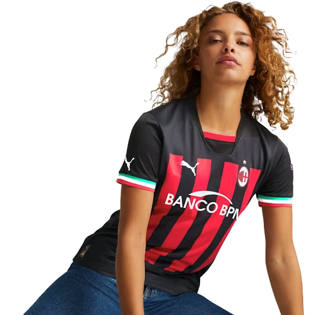Puma A.C. Milan Women's Home Jersey 2022/23 - Image 2