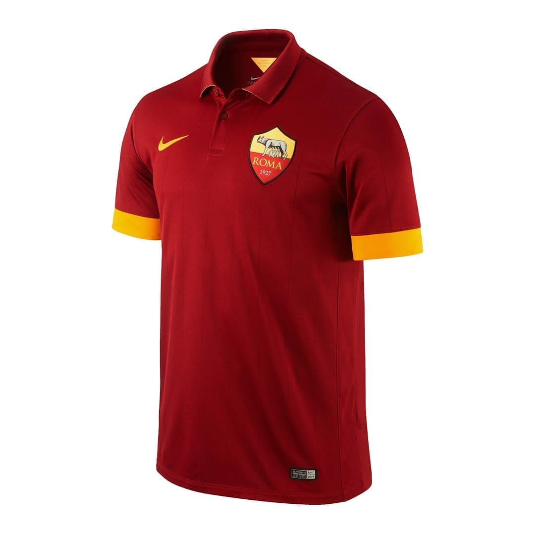 NIKE AS Roma Men's stadium Home Jersey 2014/15 - Soccer Shop USA