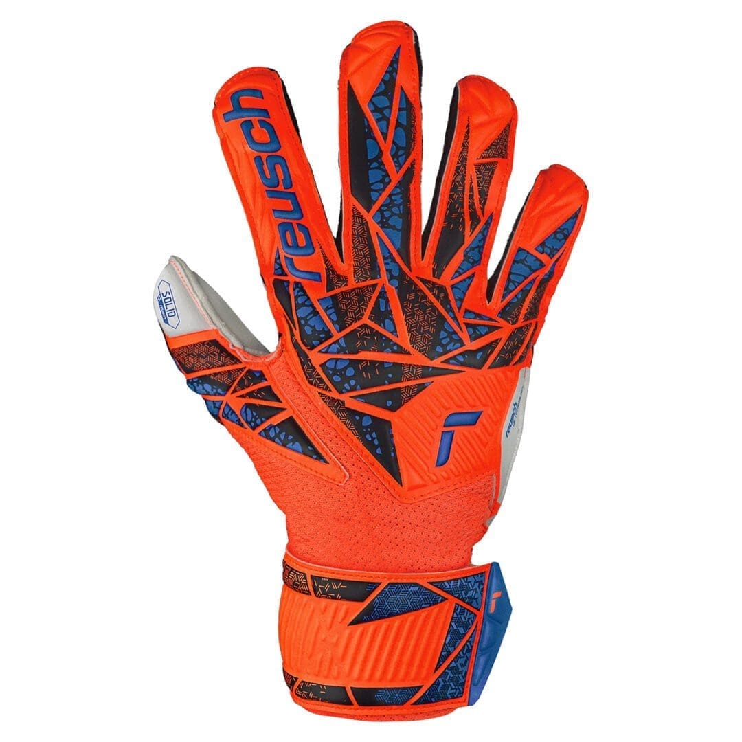 Reusch Attrakt Solid Finger Support Junior Goalkeeper Gloves - Image 2