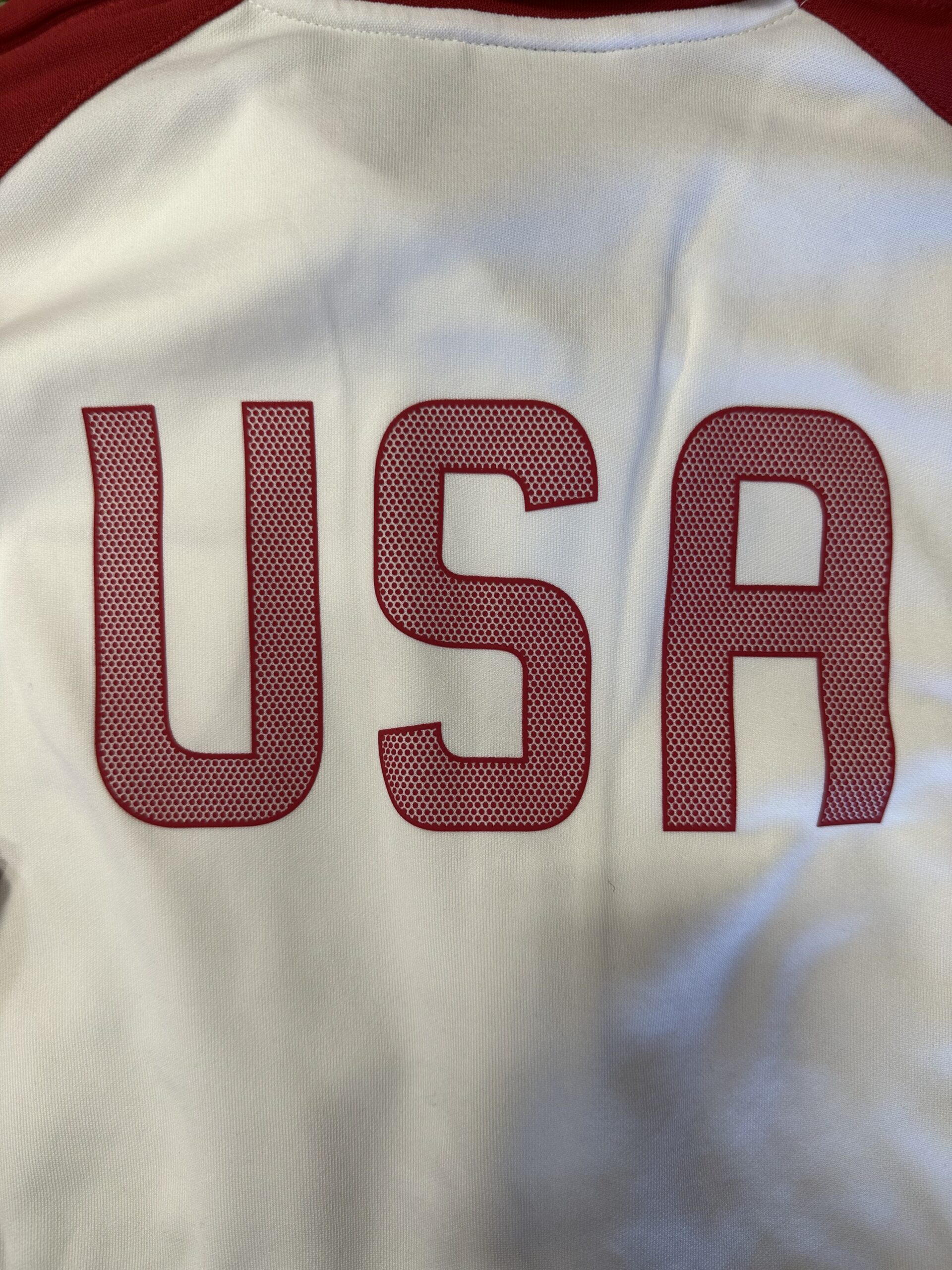 Nike USA Men's Jacket - White / Red - Image 4