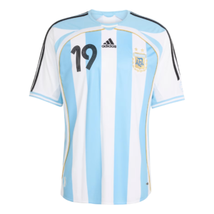 adidas Argentina Men's Home Jersey 2006 Messi #19