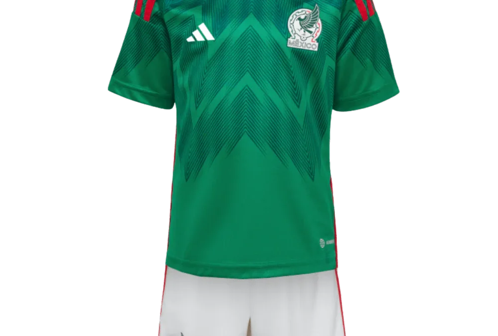 adidas Mexico 2022 Little Kids Home Mini Kit