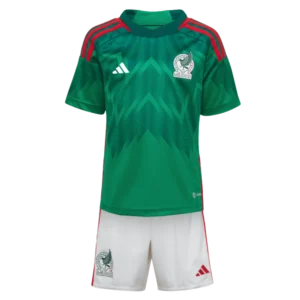 Adidas Mexico 2022 Little Kids Home Mini Kit
