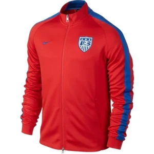 Nike US Soccer Women's Jacket Full Zip Red Track Jacket