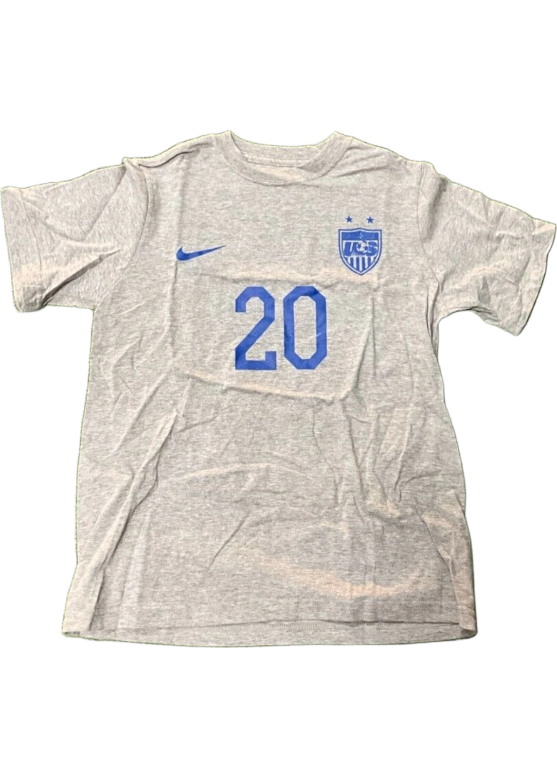 Nike USA Youth (Kids) T-Shirt Legend Wambach #20 - Grey