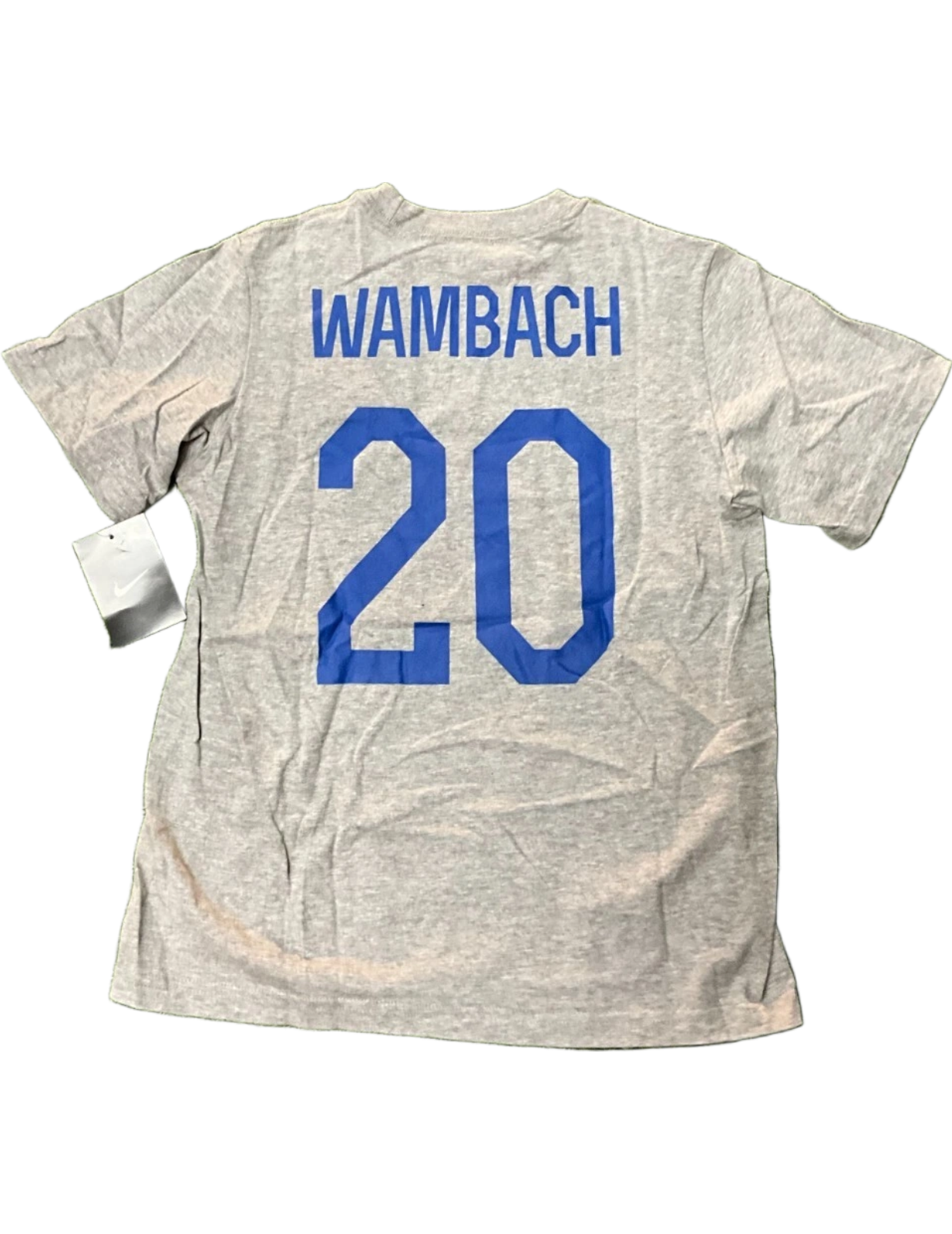 Nike USA Youth (Kids) T-Shirt Legend Wambach #20 - Grey - Image 2
