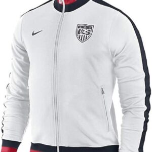 Nike USA Men's Team Jacket - White/Red/Blue