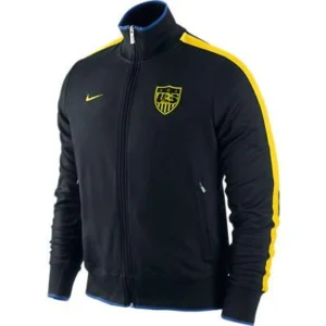 Nike USNT USA Men's Full Zip Jacket Black / Yellow