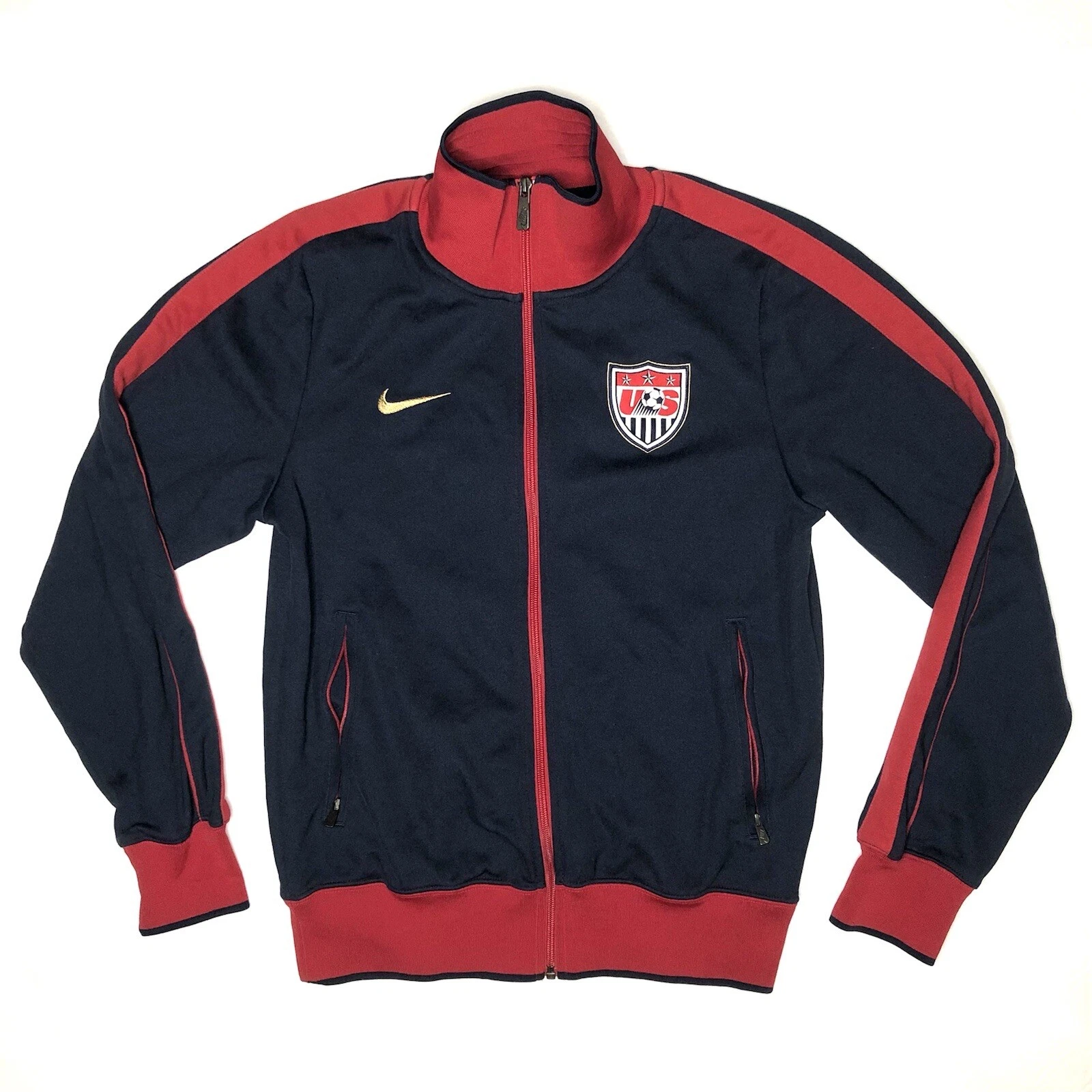 Nike USA Men's N98 Jacket Full Zip Vintage (Navy)