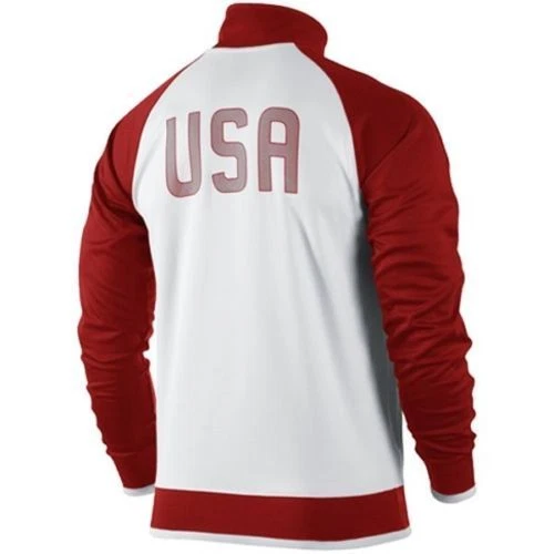 Nike USA Men's Jacket - White / Red - Image 2