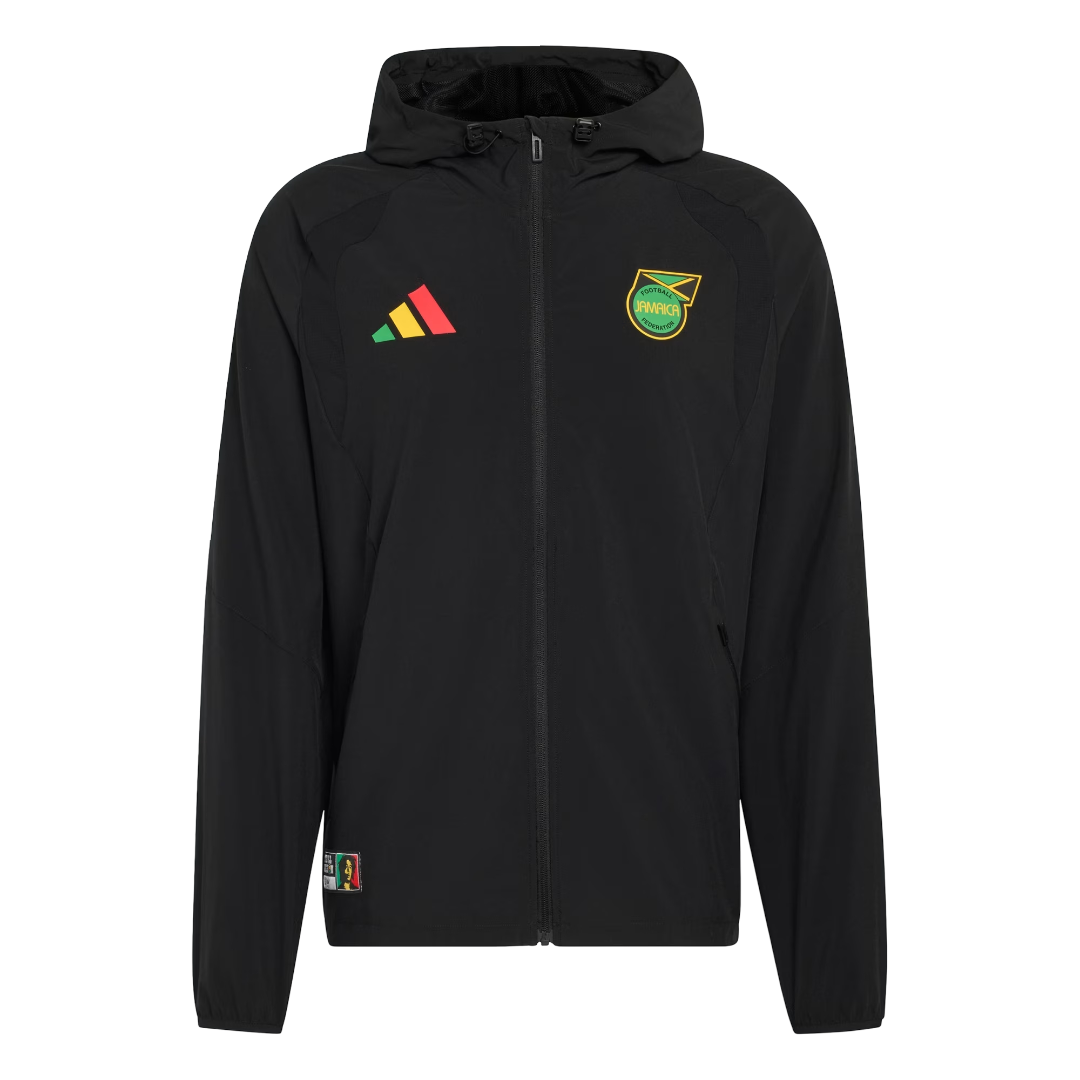adidas Jamaica x Bob Marley Tiro Travel Full Zip Windbreaker Jacket