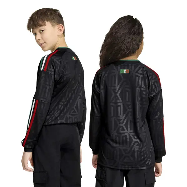 adidas Mexico 2026 Stadium Third Youth Long-Sleeve Jersey - Image 4