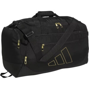adidas Defender 5 Small Black/Gold Metallic Duffel Bag
