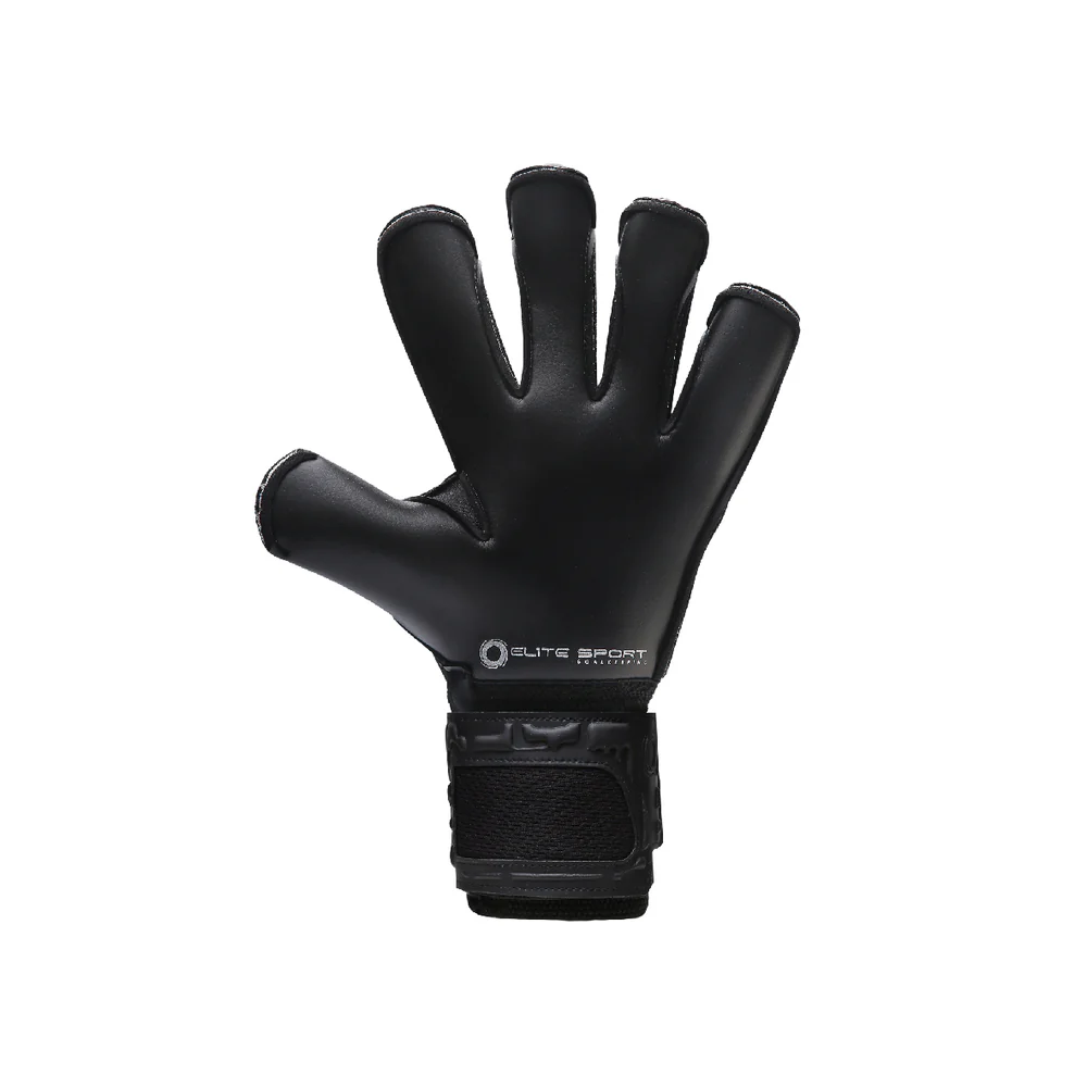 Elite Sport Black Solo Goalkeeper Gloves - Image 3