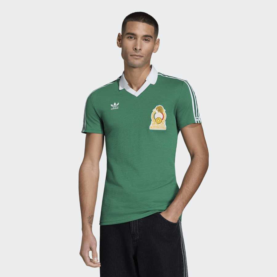 adidas Mexico Men's Home Jersey 1986 - Image 3