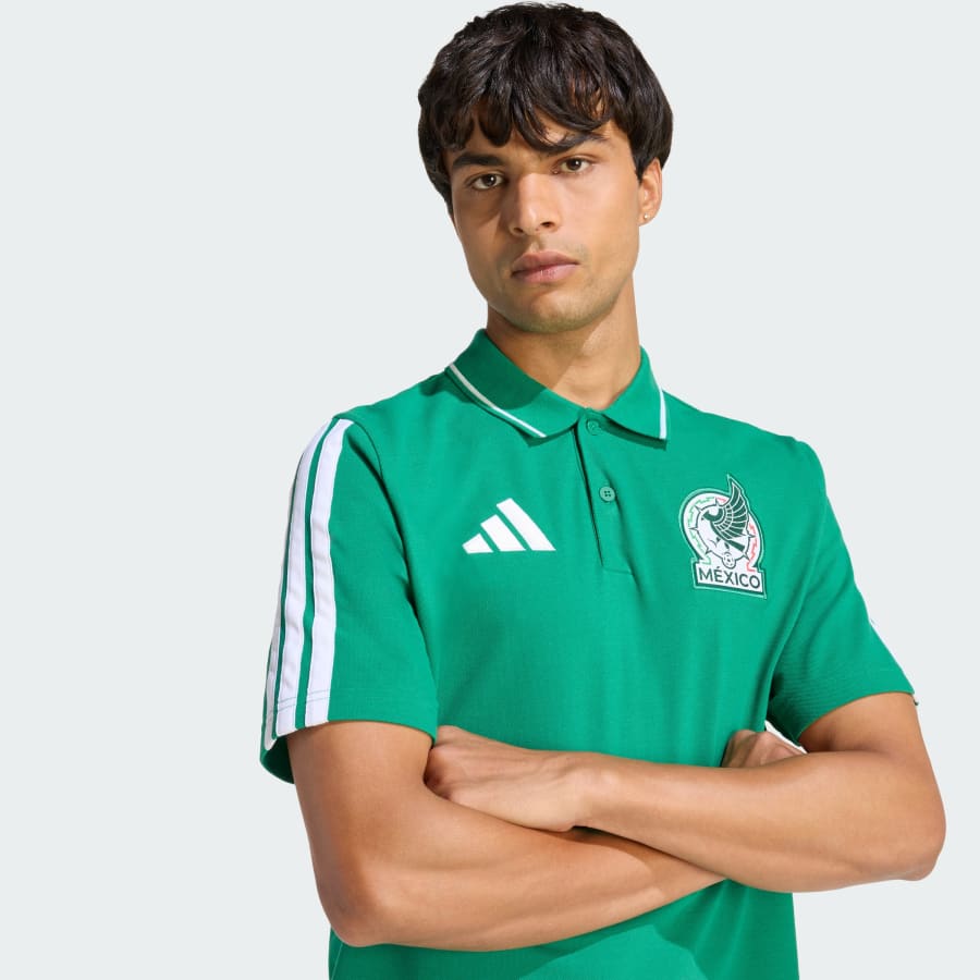 adidas Mexico Men's DNA Polo Shirt - Image 5