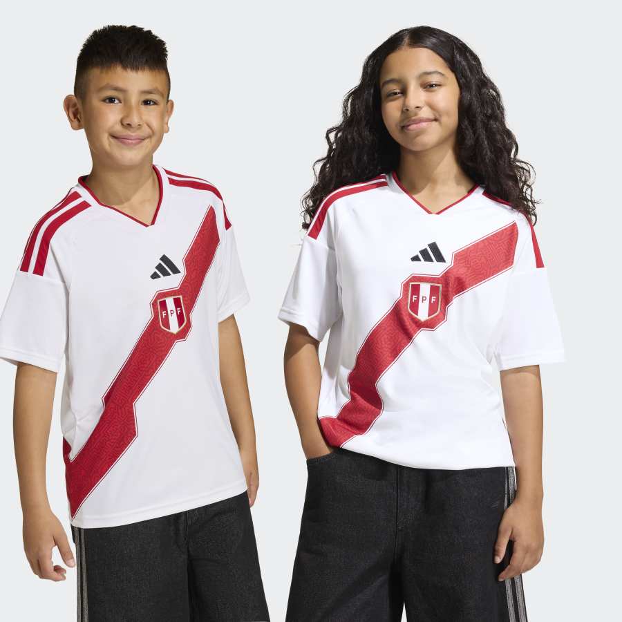 adidas Peru Home Kids Jersey 26 - Image 3