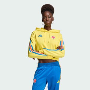 adidas Colombia Women's DNA Hoodie, Yellow