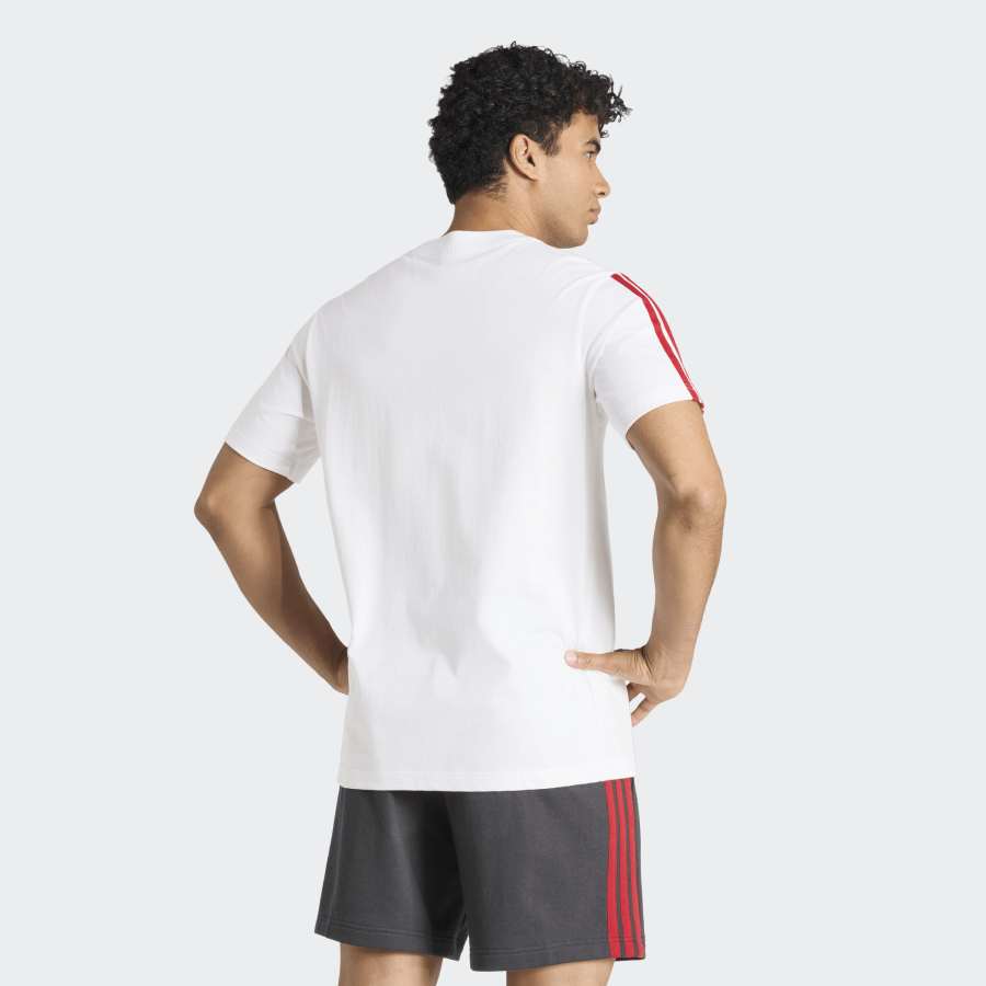 adidas Peru Men's DNA T-Shirt, White - Image 3