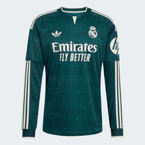 adidas Real Madrid Men's Away Jersey Long Sleeve 26/27