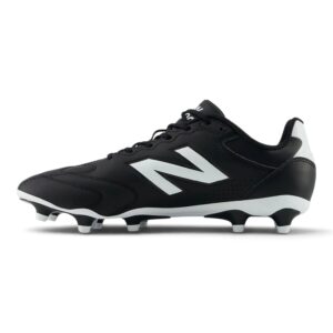 New Balance 442 Team V3 FG Soccer Cleats, Black/White