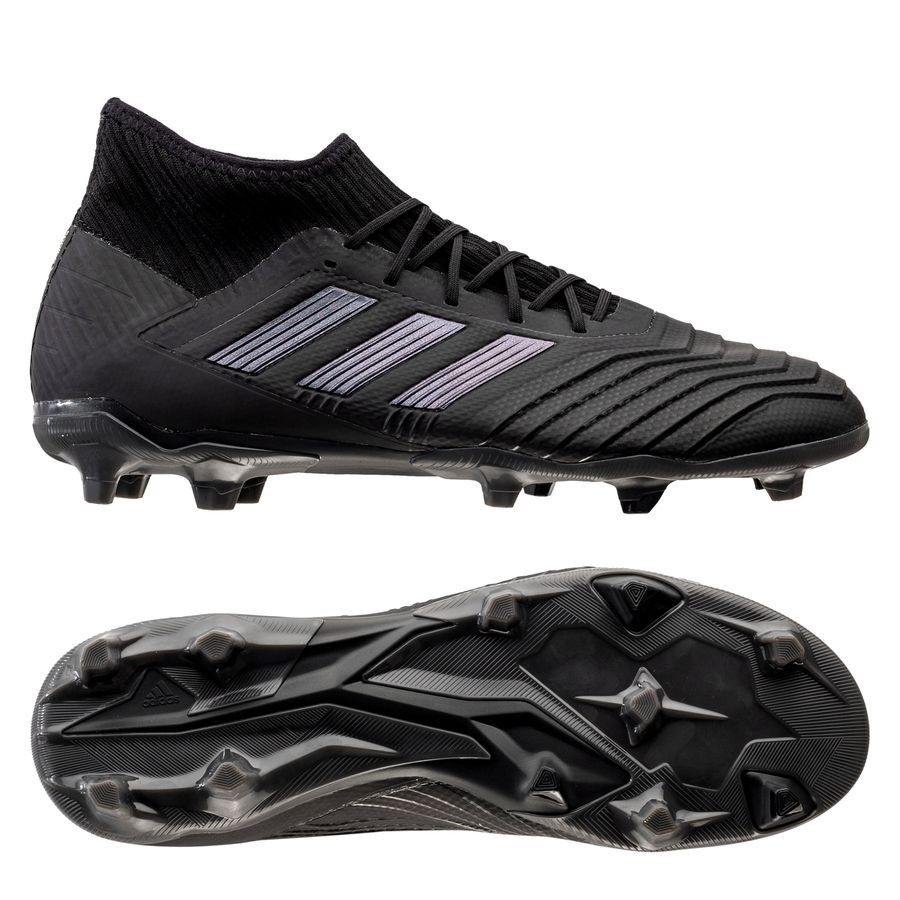adidas Predator 19.2 FG/AG Dark Script - Core Black